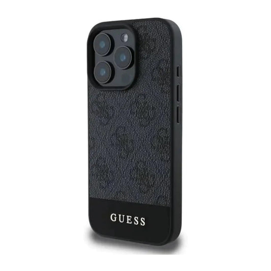 Guess Handyhülle GUHCP16LG4GLGR 4G Stripe Grau – iPhone 16 Pro