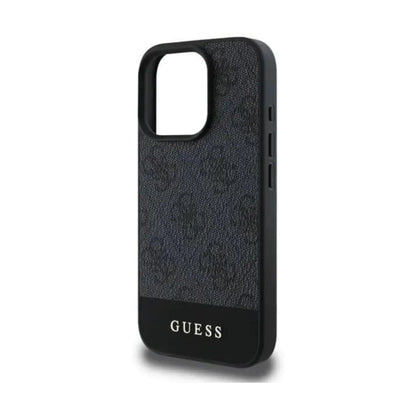 Guess Handyhülle GUHCP16LG4GLGR 4G Stripe Grau – iPhone 16 Pro