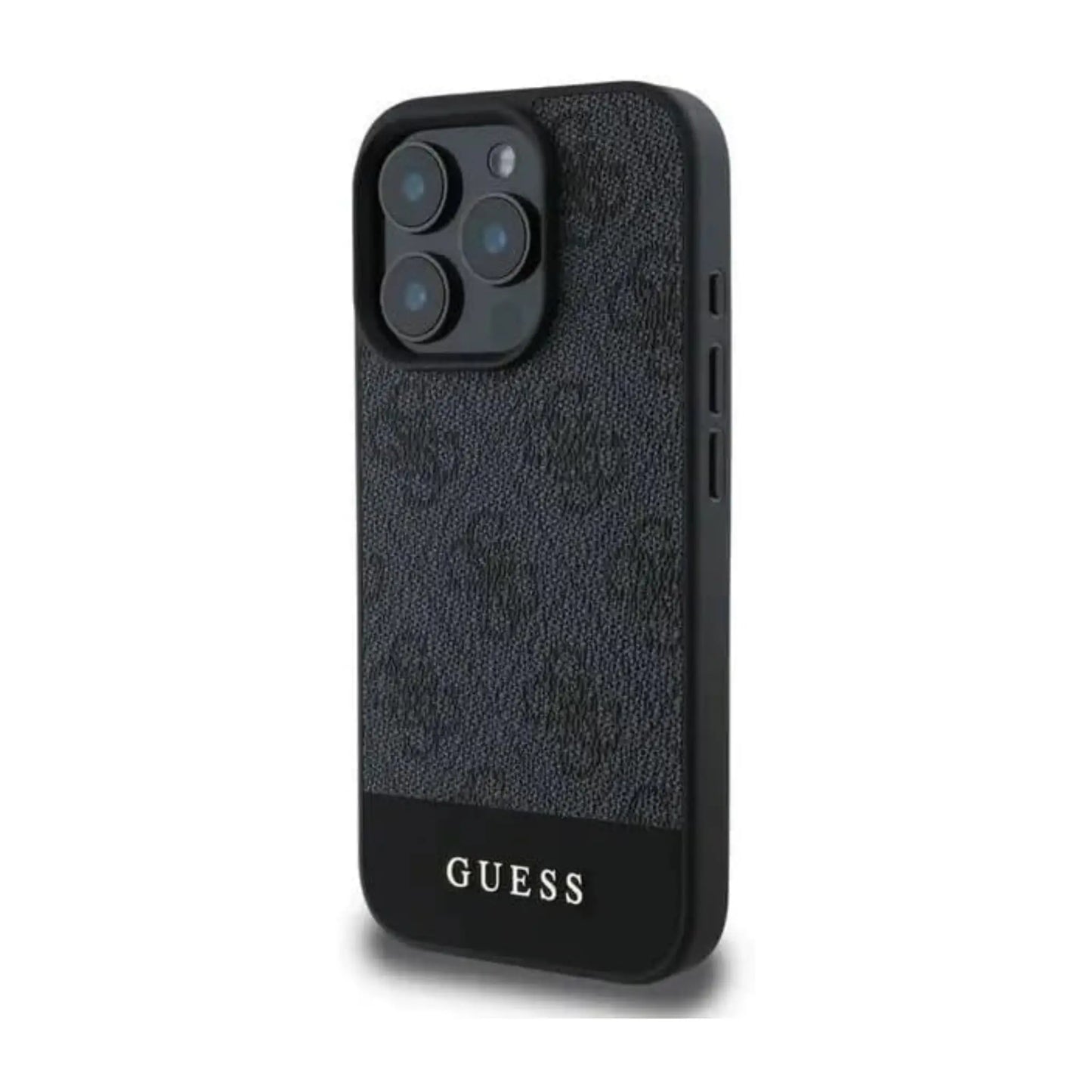 Guess Handyhülle GUHCP16XG4GLGR 4G Logo – iPhone 16 Pro Max