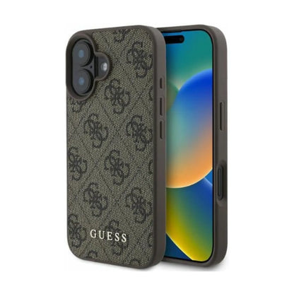Guess Hülle 4G Classic Braun – iPhone 16