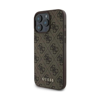 Guess 4G Classic Hülle Braun – iPhone 16 Pro
