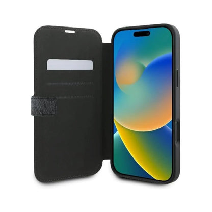 Guess Gubkp16m4gmggr Klapphülle 4G Metal Logo für iPhone 16 Plus - Grau