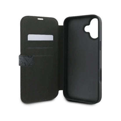 Guess Gubkp16m4gmggr Klapphülle 4G Metal Logo für iPhone 16 Plus - Grau