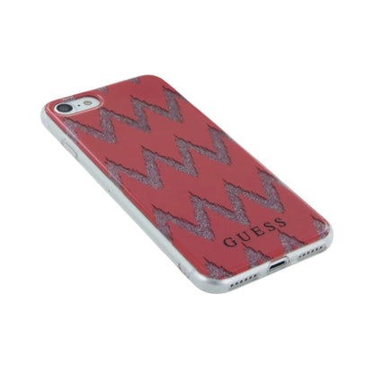 Guess Hülle GUHCP7CGRE Ethnic Chic Chevron Rot - iPhone 7