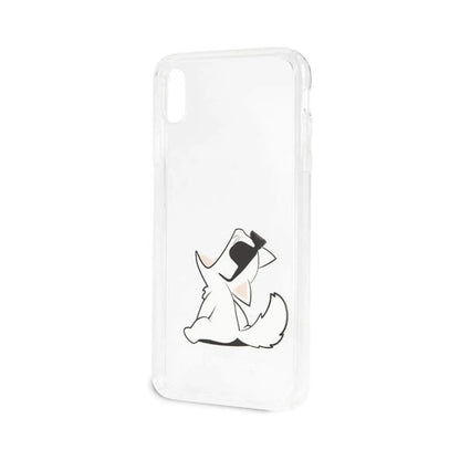 Karl Lagerfeld Choupette Fun Sonnenbrille Case, Transparent - iPhone Xs Max