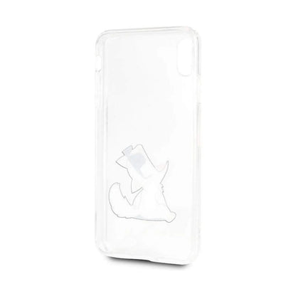 Karl Lagerfeld Choupette Fun Sonnenbrille Case, Transparent - iPhone Xs Max