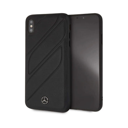 Mercedes Hülle MEHCI65THLBK Schwarz - iPhone XS Max