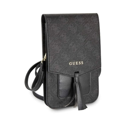 Guess 4G Uptown Wallet Phone Bag Crossbody Tasche – Schwarz