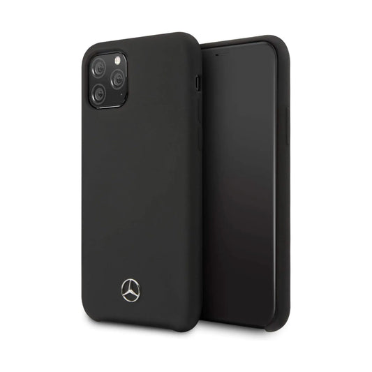 Mercedes iPhone 11 Pro Hülle, Schwarz – Silicone Line Hardcase MEHCN58SILBK
