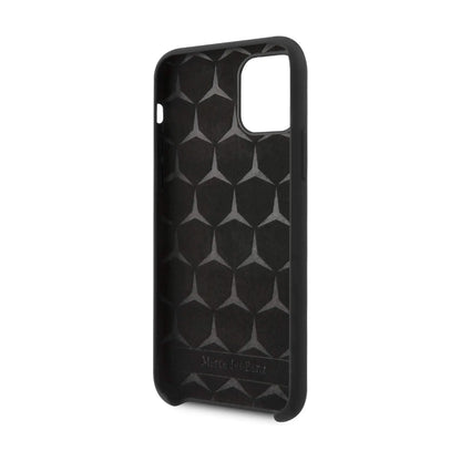 Mercedes iPhone 11 Pro Hülle, Schwarz – Silicone Line Hardcase MEHCN58SILBK