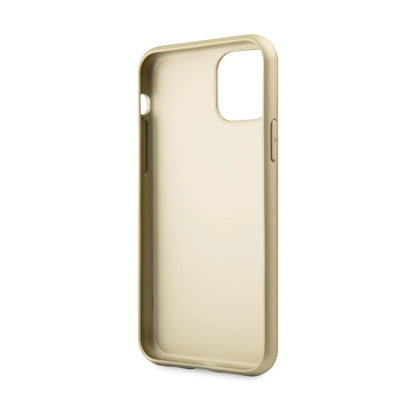 Guess Hülle 4G Metal Gold Logo Grau - iPhone 11