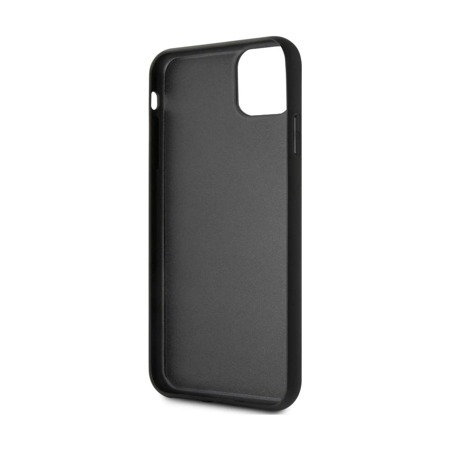 Guess Hülle Double Layer Glitter Logo Multicolor Schwarz - iPhone 11 Pro Max