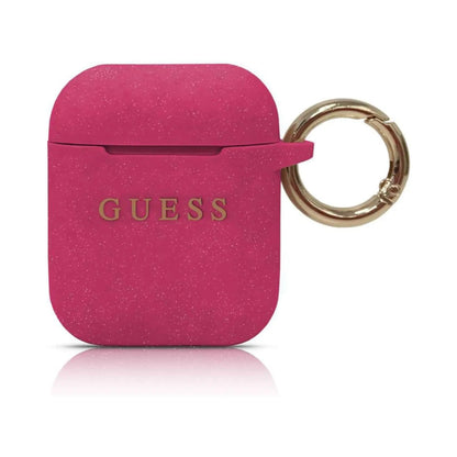 Guess AirPods Hülle Silikon Fuchsia
