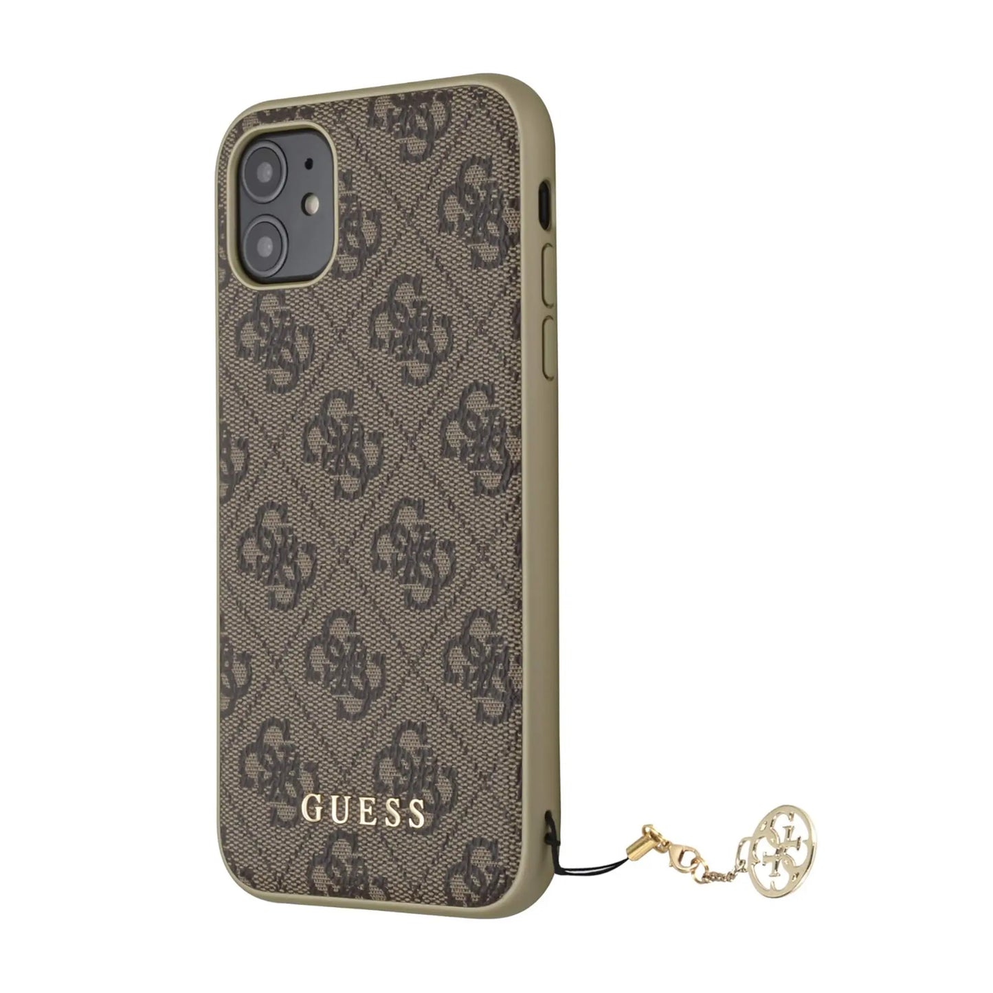 Guess Hülle 4G Charms Collection Braun - iPhone 11