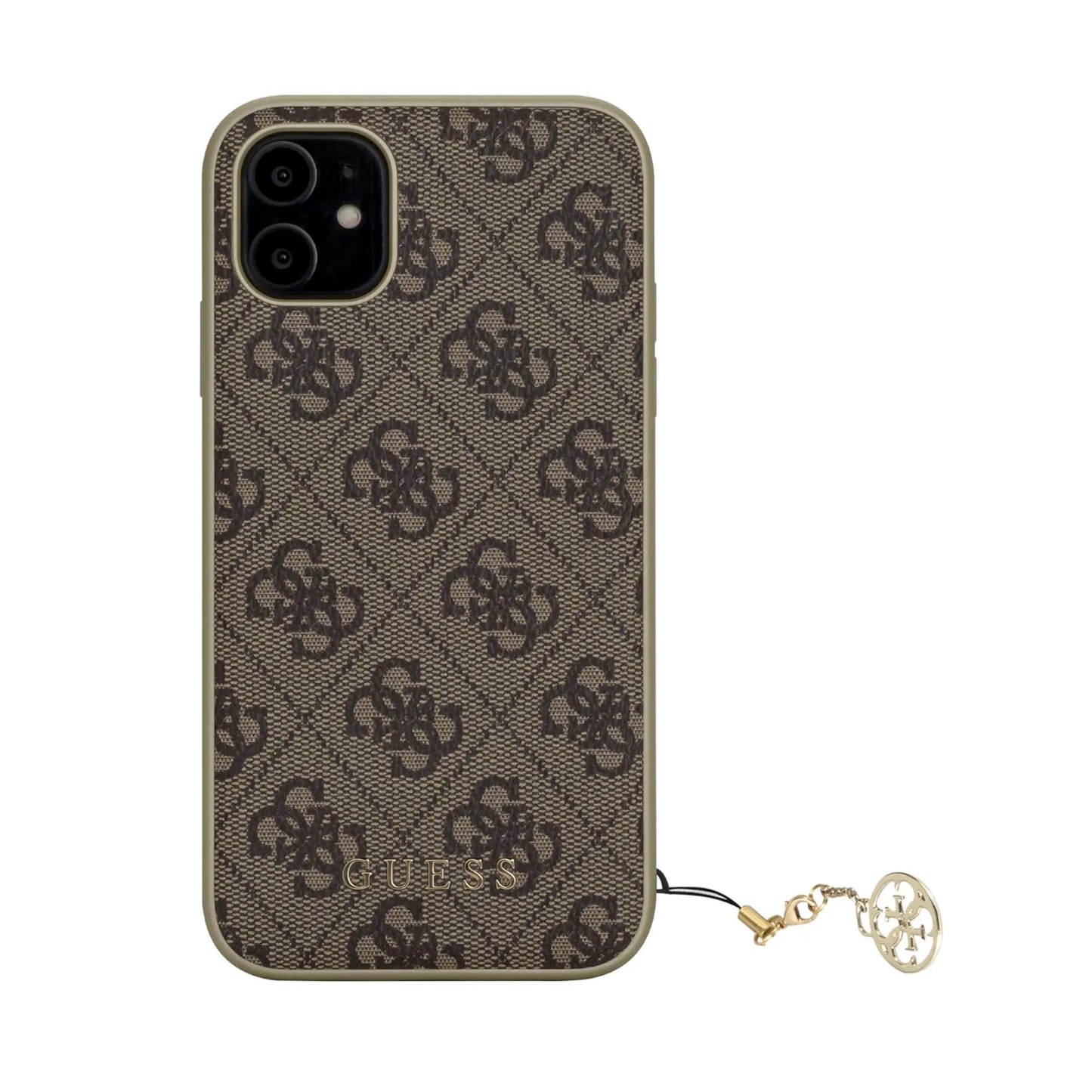 Guess Hülle 4G Charms Collection Braun - iPhone 11