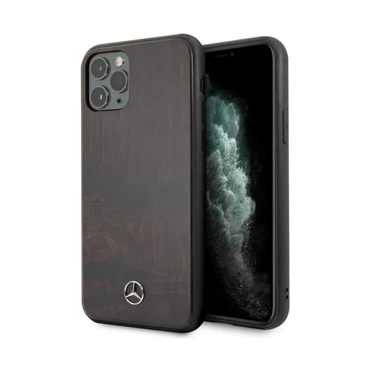 Mercedes iPhone Hülle, Braun – Wood Line Rosewood