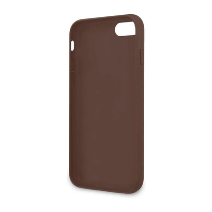 Guess Hülle 4G Bottom Stripe Collection Braun - iPhone SE 2020 / 8 / 7