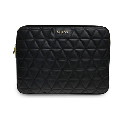 Guess Hülle Quilted Laptoptasche Schwarz - 13 Zoll Laptop