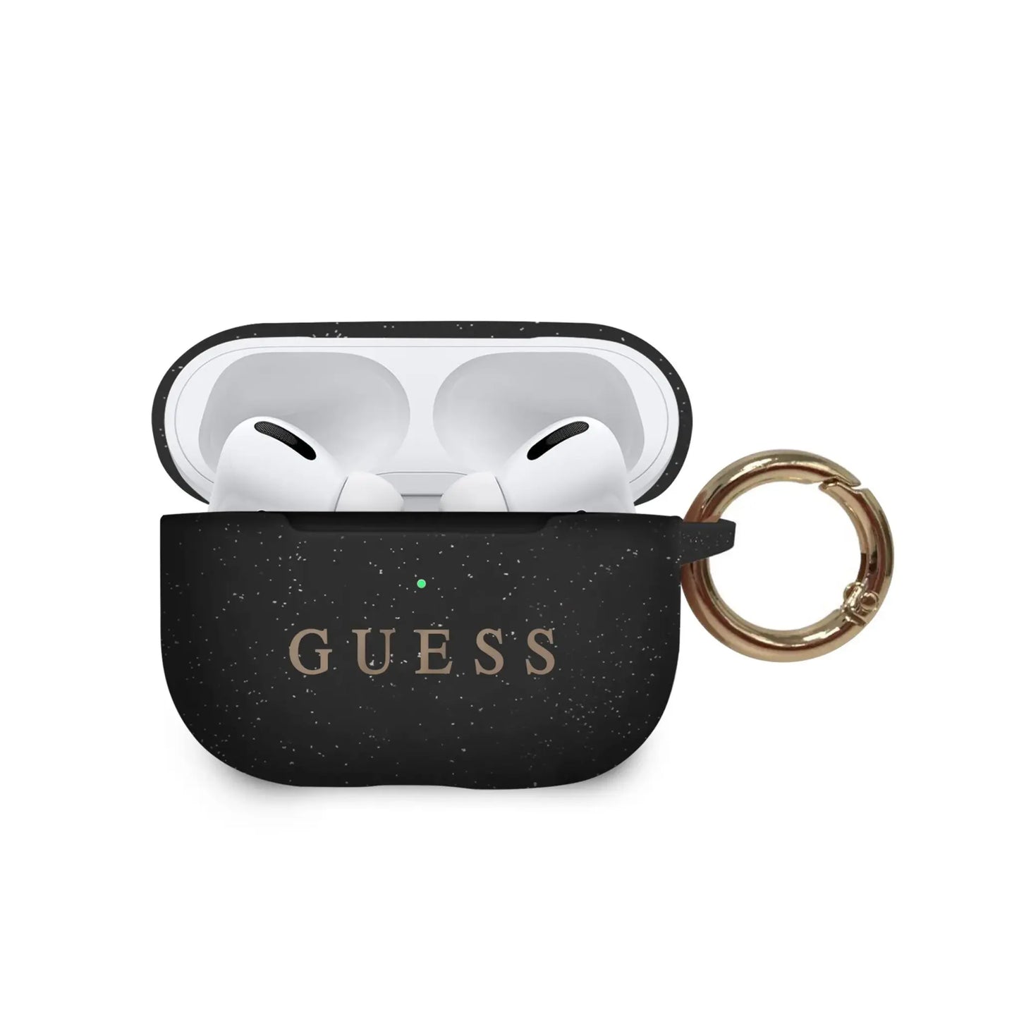 Guess Hülle GUAPSILGBK Silicone Case Schwarz – Für AirPods Pro