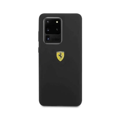 Ferrari SF Silikon Case, Schwarz – Galaxy S20 Ultra