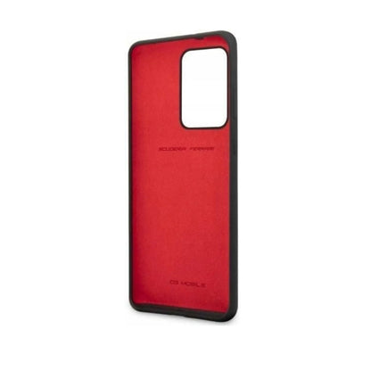 Ferrari SF Silikon Case, Schwarz – Galaxy S20 Ultra