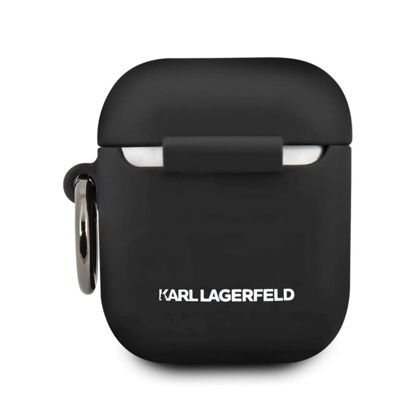 Karl Lagerfeld Hülle Silicon Cover Ring Schwarz – AirPods