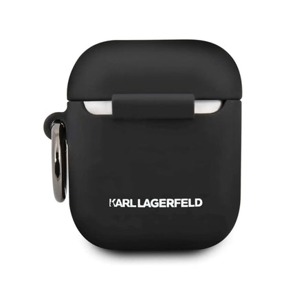Karl Lagerfeld Hülle Silicon Cover Ring Schwarz – AirPods