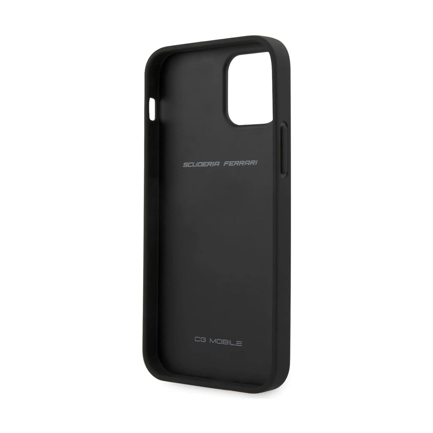 Ferrari Off Track Quilted Leather Case, Schwarz – iPhone 12 mini