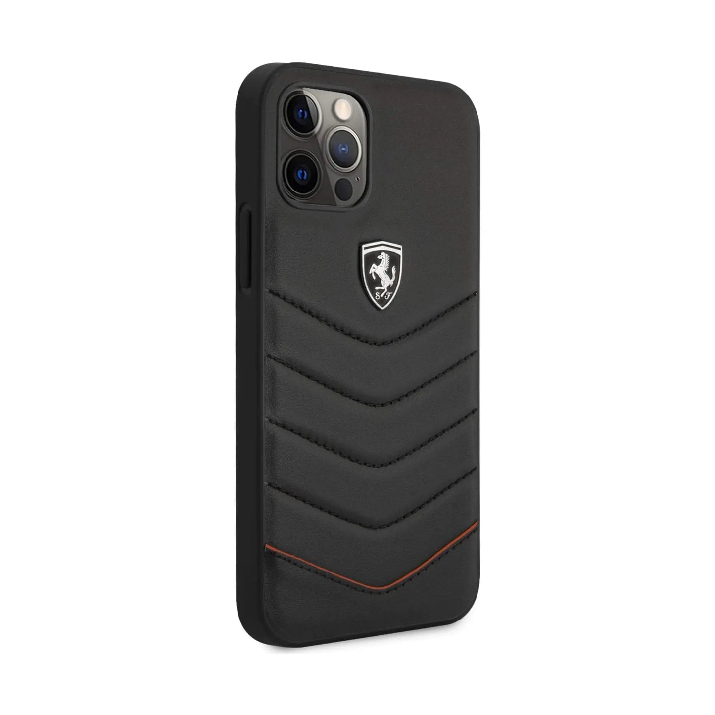 Ferrari FEHQUHCP12LBK Case, Schwarz – iPhone 12 Pro Max