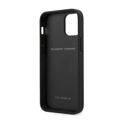 Ferrari FESPEHCP12SRE On Track Perforated Case, Rot – iPhone 12 mini