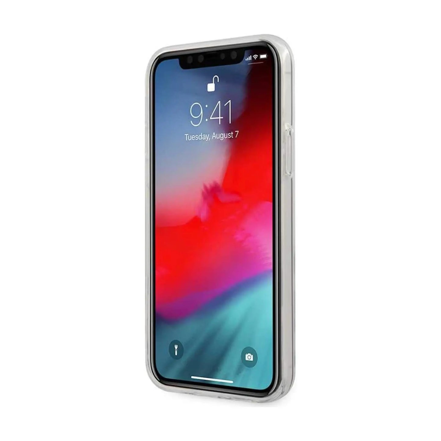 Guess iPhone 12 Pro Max Hülle, Gold – 4G Liquid Glitter