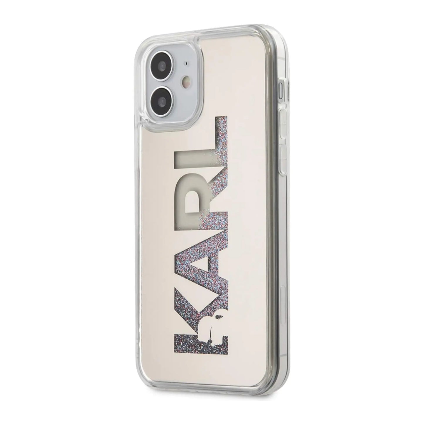 Karl Lagerfeld Hardcase KLHCP12SKLMLGR, Silber - iPhone 12 Mini