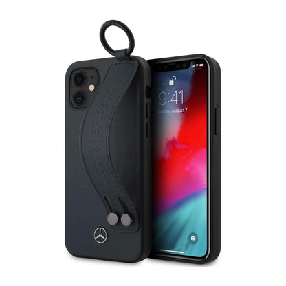 Mercedes Hülle Strap Line Blau – iPhone 12 mini
