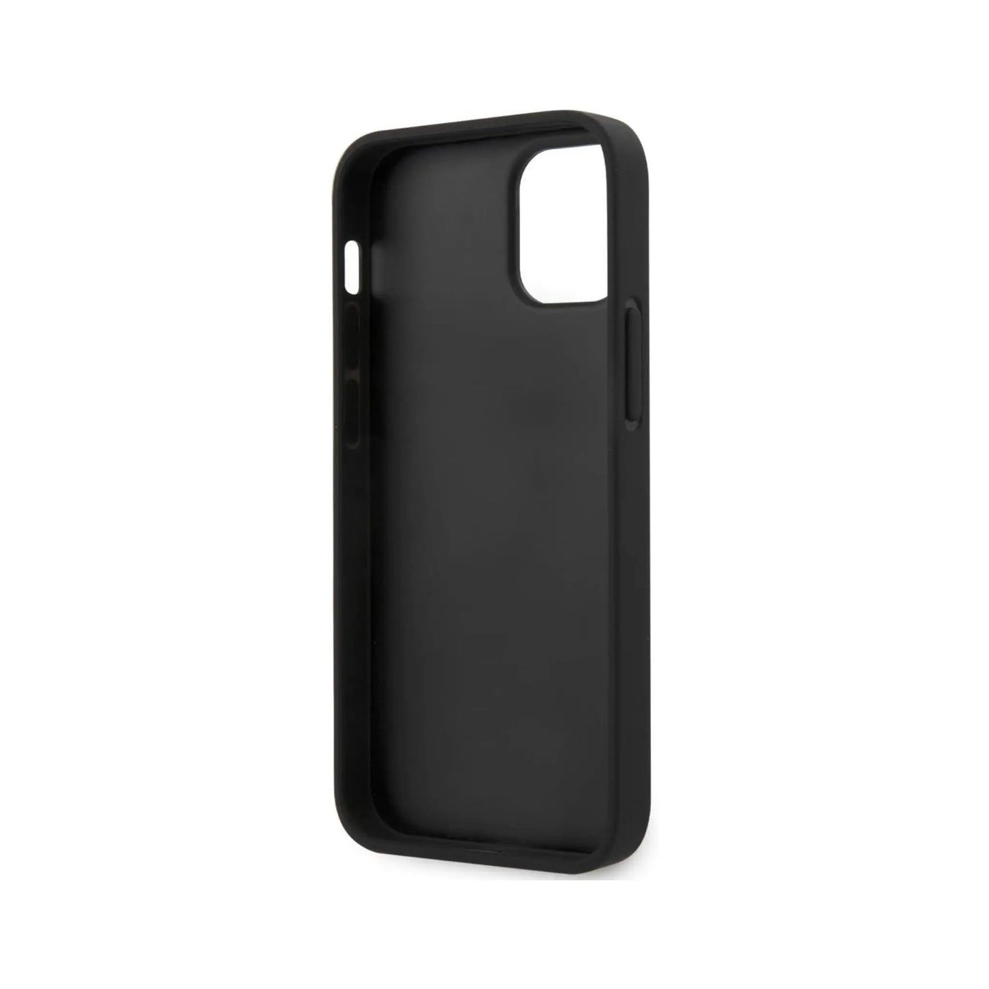 BMW iPhone 12 Mini Hülle, Schwarz – Glattes Kunstleder