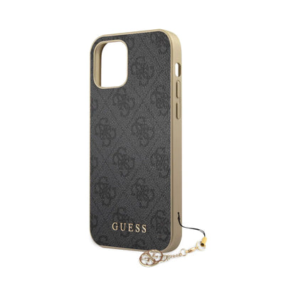 Guess Hülle 4G Charms Collection Grau - iPhone 12 / 12 Pro
