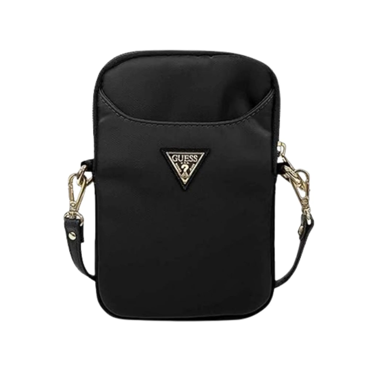 Guess GUPBNTMLBK Tasche Nylon Triangle Logo Schwarz