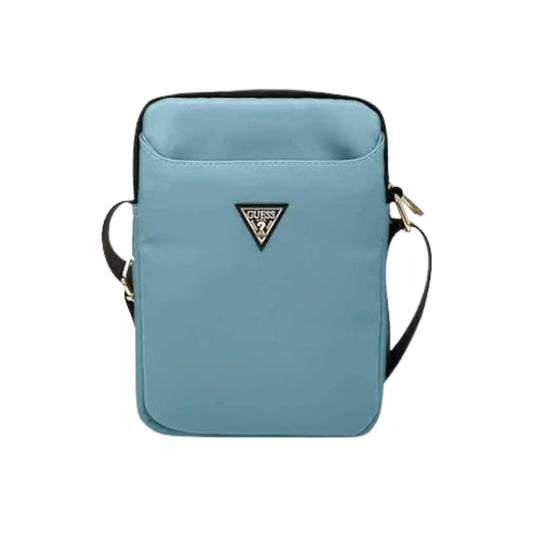 Guess GUTB10NTMLLB Laptoptasche Nylon Triangle Logo Blau - 10 Zoll