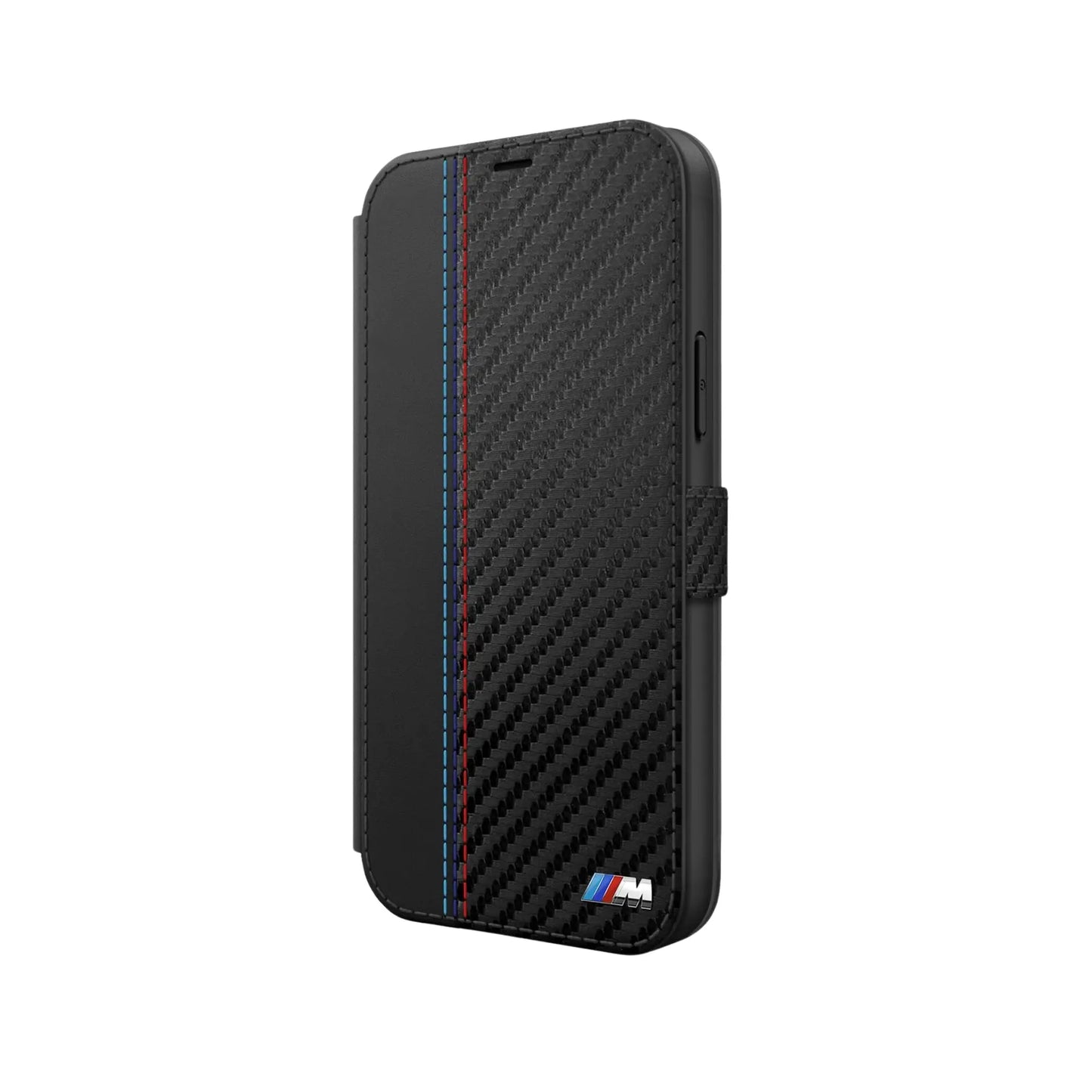 BMW iPhone 12 Mini Hülle, Schwarz – M Collection Book Cover Wallet