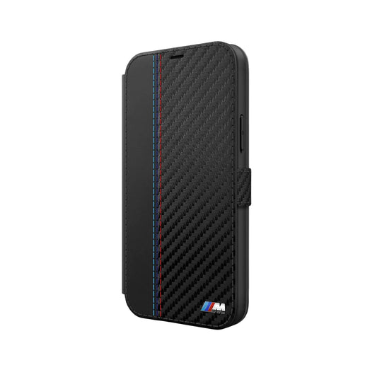 BMW iPhone 12 Mini Hülle, Schwarz – M Collection Book Cover Wallet