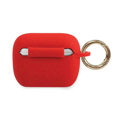 Guess AirPods Pro Hülle GUACAPSILGLRE, Rot – Silikon Glitter