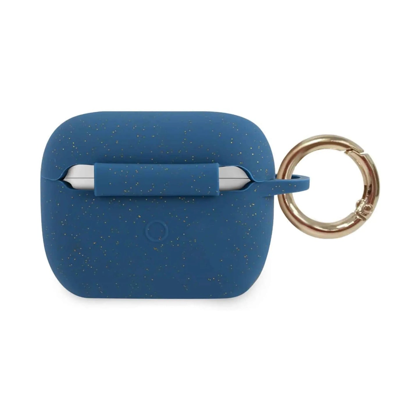 Guess GUACAPSILGLBL AirPods Pro Hülle Silikon Glitter Blau