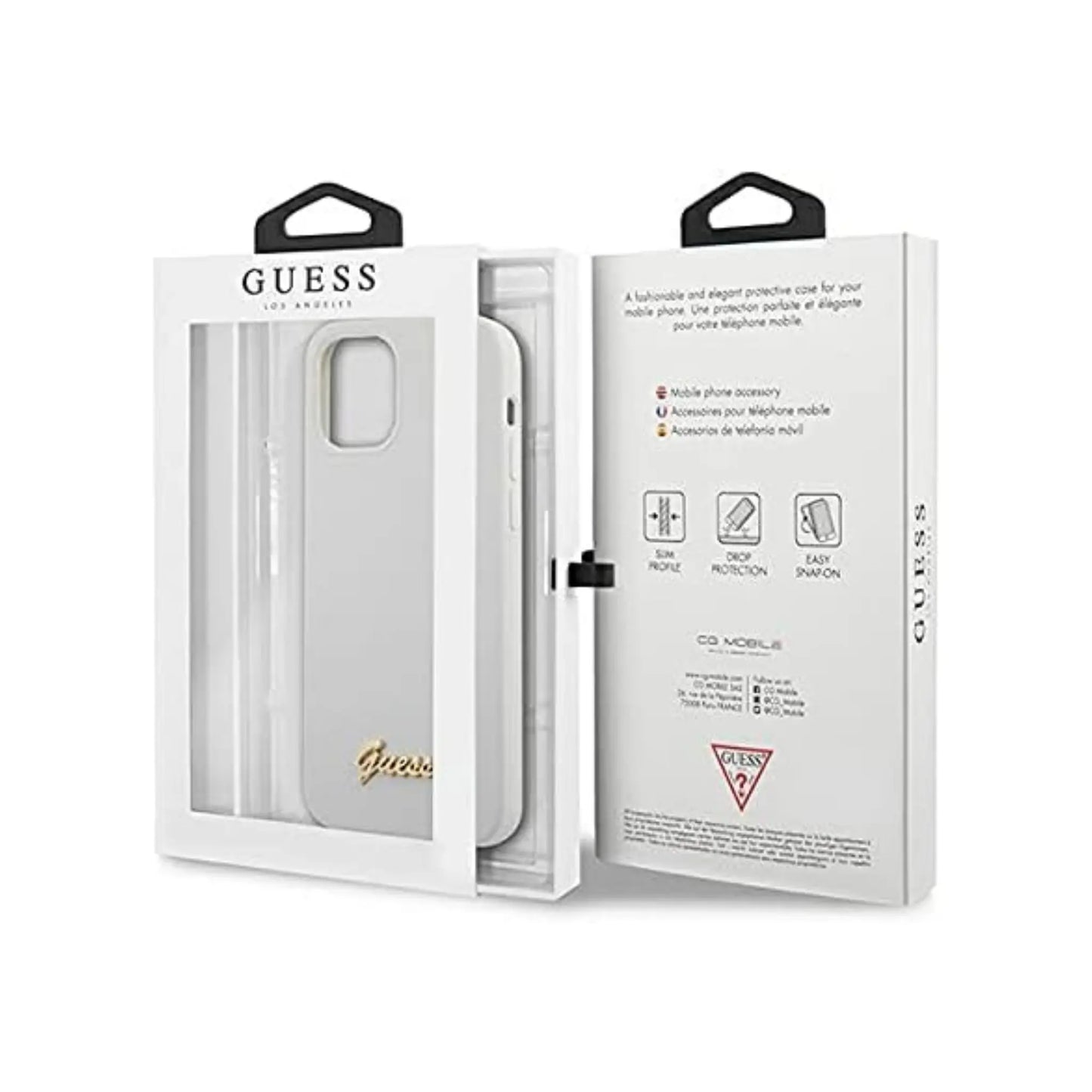 Guess Hülle GUHCP12SLSLMGWH, Transparent – iPhone 12 Mini