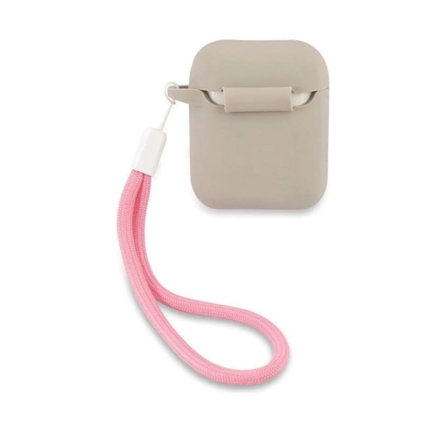 Guess Vintage Silikon Case, Grau Rosa - AirPods