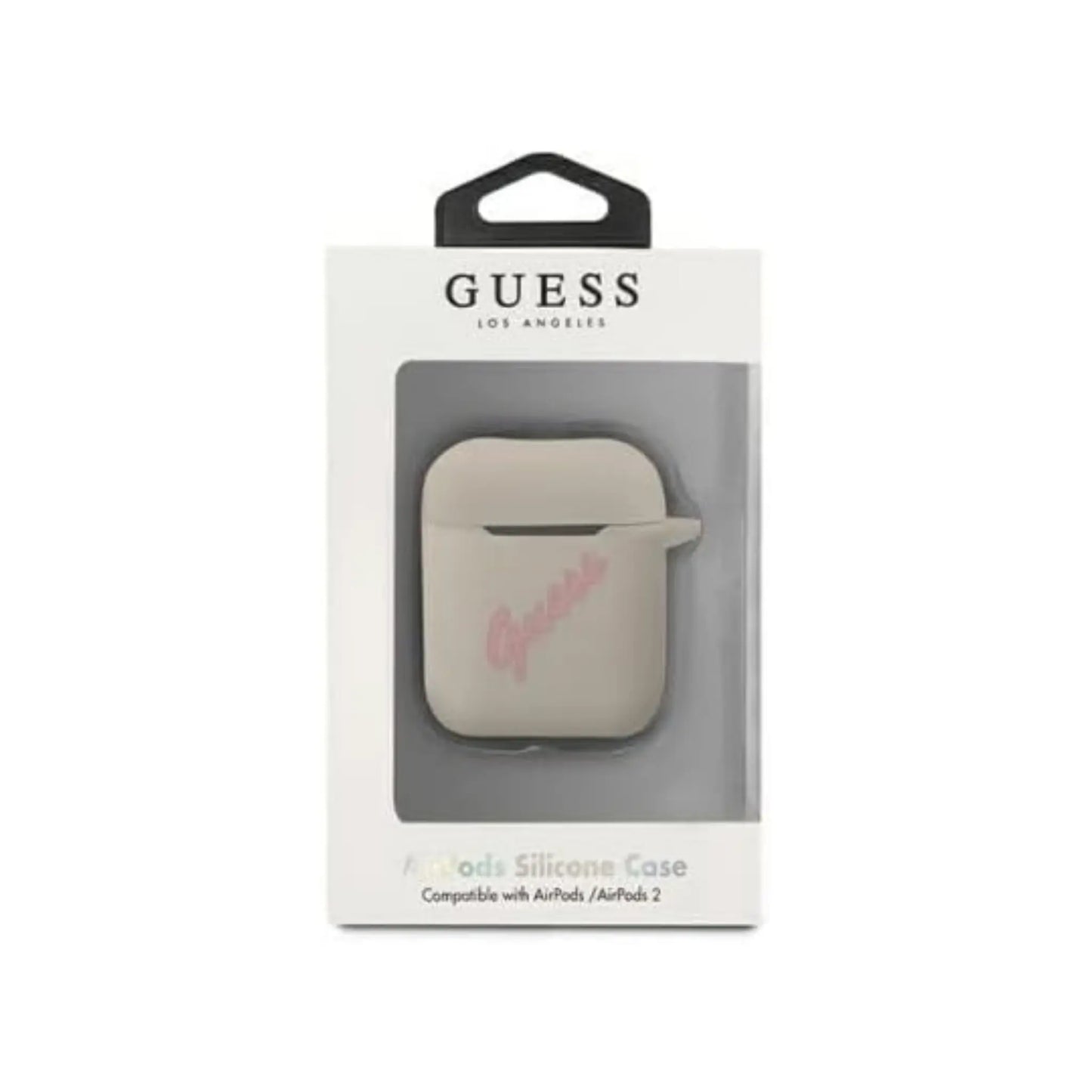 Guess Vintage Silikon Case, Grau Rosa - AirPods