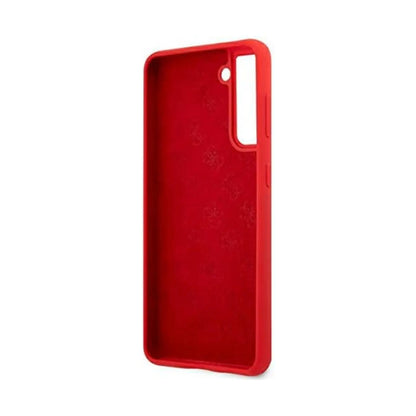 Guess Silikon Case Logo, Rot - Galaxy S21+
