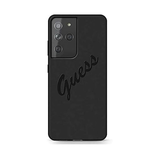 Guess Hülle GUHCS21LLSVSBK Schwarz - Galaxy S21 Ultra