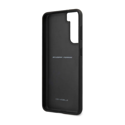 Ferrari FEOSIHCS21SRE Off Track Leder-Nylon Case, Rot – Galaxy S21