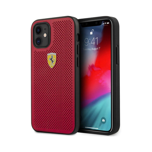 Ferrari FESPEHCS21SBK On Track Perforated Case, Schwarz – Galaxy S21