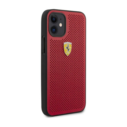 Ferrari FESPEHCS21SBK On Track Perforated Case, Schwarz – Galaxy S21