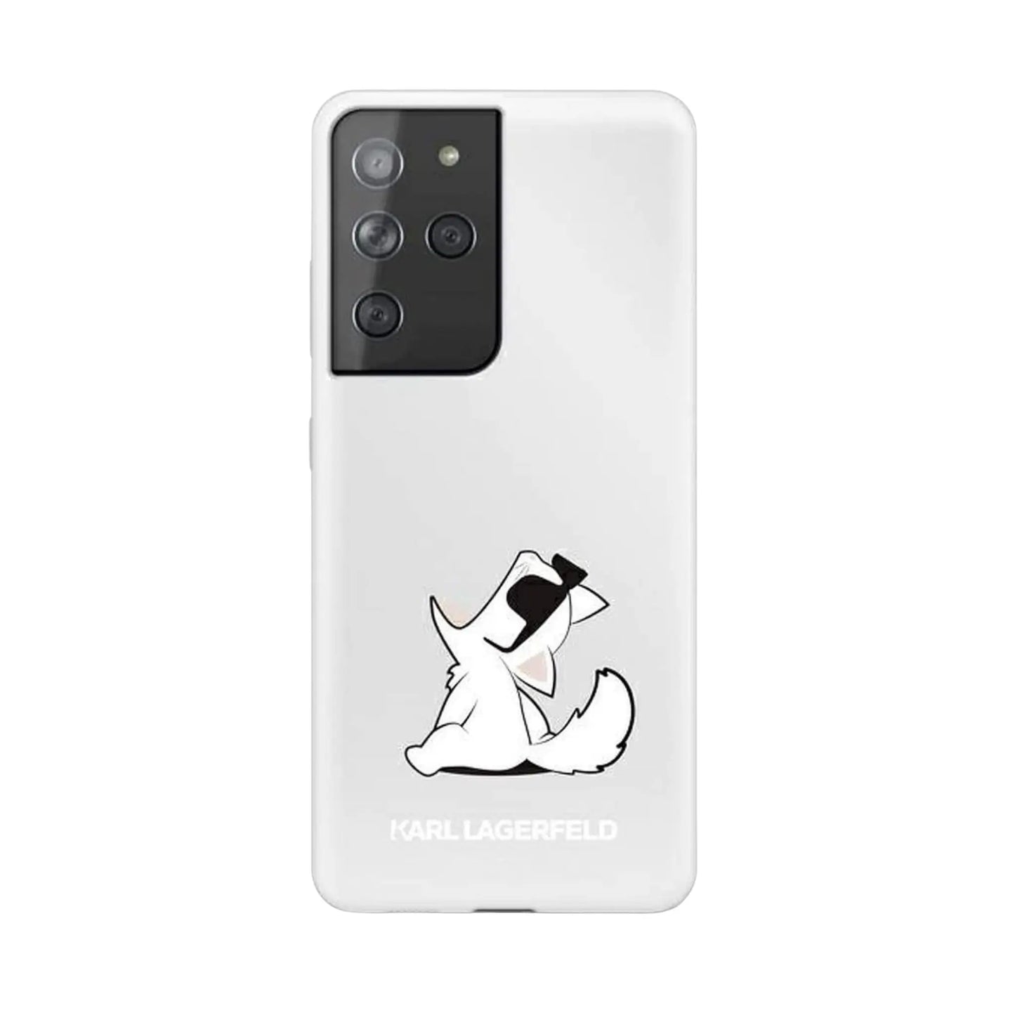 Karl Lagerfeld Choupette Fun Case, Transparent - Samsung Galaxy S21 Ultra 5G